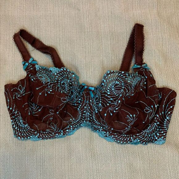 Fit Fully Yours Other - Fit Fully Yours Bra Brown and Green Size 34F
